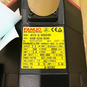 ใหม่ต้นฉบับ AC เซอร์โวมอเตอร์ FANUC A06B-0236-B200 # 0100 - Product Image 2