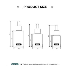 Emballage cosmétique en verre à bouton-poussoir <span class=keywords><strong>FINSPOT</strong></span> 15ml 30ml 50ml flacon compte-gouttes de sérum de luxe avec pompe compte-gouttes - Product Image 6