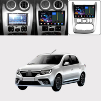 Lecteur DVD de voiture Penhui Android pour Renault Logan 1 Sandero 2009-2015 Lada Largus Lergus 2012-2020 Dacia Duster 2010-2017