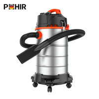 Nouveau Aspirateur Professionnel Eau et Poussière à Réservoir en Acier Inoxydable 40 Litres Usine pour Maison Salle de Réunion Bureau Hôtel Lave-Auto
