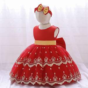 Elegante Vestido <span class=keywords><strong>de</strong></span> <span class=keywords><strong>Princesa</strong></span> para Niña <span class=keywords><strong>de</strong></span> 0 a 5 Años, Color Rosa, con Flores, para Fiesta <span class=keywords><strong>de</strong></span> Verano, Boda - Product Image 3