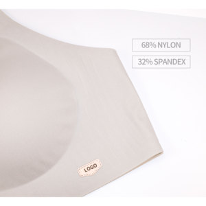 Sujetador de punto transpirable OEM/ODM personalizado de fábrica, suave, con soporte, sin aros, copa fina, sin costuras, bralette push-up, tallas grandes - Product Image 5