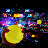 Orbes décoratives LED RGB étanches IP68 de 3 pouces avec télécommande, portée jusqu'à 1000 m, éclairage pour festivals de musique et fêtes