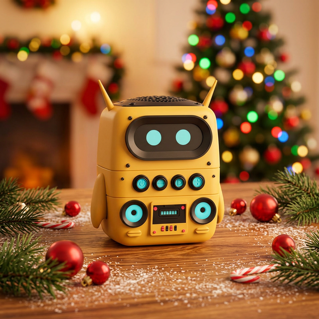 AI-powered smart WiFi robot toy for early childhood education, featuring voice dialogue, storytelling, and music playback.