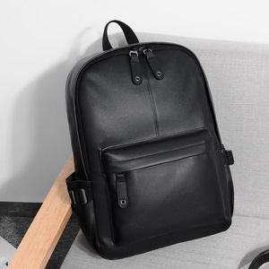 <span class=keywords><strong>Sac</strong></span> <span class=keywords><strong>à</strong></span> <span class=keywords><strong>dos</strong></span> pour ordinateur portable en PU unisexe, style coréen, tendance, décontracté, pour étudiants du collège, minimaliste, <span class=keywords><strong>chic</strong></span>, ultra-léger - Product Image 3