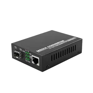 Convertitore multimediale in fibra ottica ad alta velocità con porta SFP Gigabit Ethernet 10/100/1000M