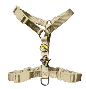 Arnés para perros y gatos de alta resistencia ajustable de lujo con logotipo personalizado de diseñador al por mayor con dijes - Product Image 1