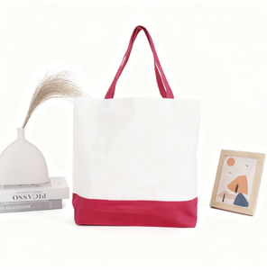 Bolsa de compras de lona personalizable de alta calidad con logotipo impreso, bolsa de viaje de algodón. - Product Image 5