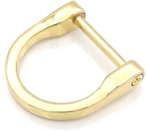 Anelli a D con Vite, Moschettoni a Forma di U, Accessori per Artigianato in Pelle, Portachiavi, Borse, per Cinghie <span class=keywords><strong>da</strong></span> 1 Pollice - Product Image 3