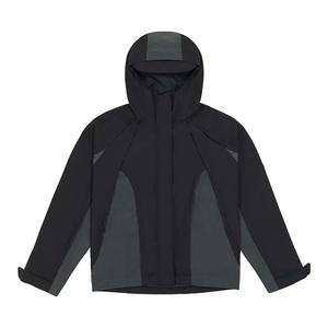 Vente en gros OEM logo personnalisé Streetwear coupe-vent tissu imperméable taille réglable boutons magnétiques <span class=keywords><strong>veste</strong></span> Reptile réactif à l'eau - Product Image 3
