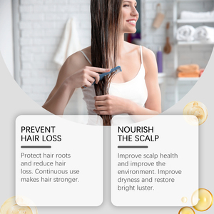 Huile essentielle anti-chute de cheveux, soin nourrissant pour les cheveux, traitement par massage, adoucit et redonne brillance aux cheveux, essence de soin quotidien pour les cheveux - Product Image 4