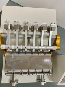 Machine d'essai de résistance à la friction et à la couleur du cuir électrique à 6 stations SATRA TM114 ISO 116406 ASTM D2054 - Product Image 4