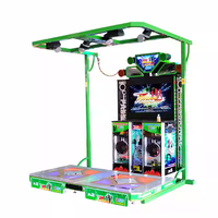 Machine d'arcade de danse de 47 pouces de qualité commerciale jeu de musique interactif à détection de mouvement à double joueur pour les entreprises