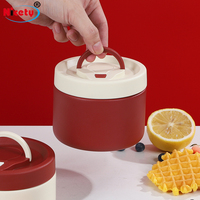 Nicety 480ml Contenant alimentaire isotherme rond en acier inoxydable à double paroi sous vide pour soupe