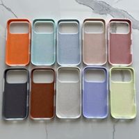 Coque de téléphone portable en silicone liquide couleur unie effet gelée pour iPhone 17 Pro Max 15 14 Plus, protection douce au toucher