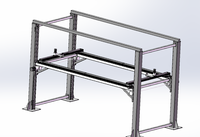 Cnc XYZ Portique Robot Système Rack Et Pignon Guidage Table Coulissante Actionneur De Scène Mouvement Linéaire Guide Rail
