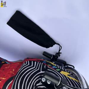 Instrumento Musical de percusión de 8 pulgadas de diámetro, tambor de mano africano indígena, juguete para niños, adultos, cabeza de 20cm, Tambor Africano de piel de cuero - Product Image 5