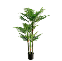 Vente en gros de palmiers Areca artificiels réalistes de grande taille, plantes tropicales artificielles pour la décoration intérieure et extérieure de villas, hôtels, halls d'entrée, cafés, bureaux
