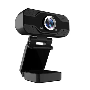 2021 Desktop Dibangun Di Mic Full HD 1080P Webcam Autofocus Komputer Video Kamera PC USB Webcam 1080P