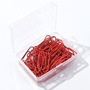 Bán buôn kim loại mà<span class=keywords><strong>u</strong></span> đỏ giấy Clips cho các trường học văn phòng tài liệ<span class=keywords><strong>u</strong></span>, 50 cái của 1.1 inch mà<span class=keywords><strong>u</strong></span> giấy Clips - Product Image 1