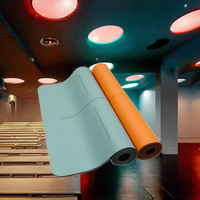 Tapis de yoga en PU de qualité supérieure, anti-déchirure, imperméable, respectueux de la peau, haute élasticité, tapis de yoga professionnel pour la salle de sport
