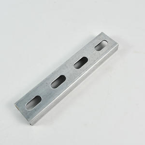 Goedkope PV-beugel, speciaal thermisch verzinkt koudgevormd geperforeerd C-profiel staal 41*21*2 liggerbalken voor zonne-energiesysteem - Product Image 2