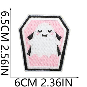 Baru lucu besi pada bordir keluarga seri Halloween kartun Goost labu kelelawar laba-laba Web <span class=keywords><strong>Patch</strong></span> untuk topi tas pakaian dekorasi - Product Image 6