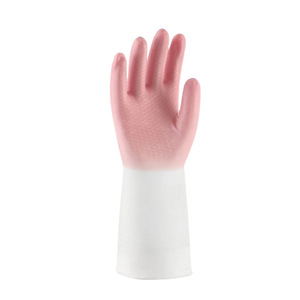 <b>Pvc</b> Dishwashing <b>Gloves</b> Oil Resistant Waterproof Kitchen Cleaning Household Rubber <b>Gloves</b> - Product Image 2