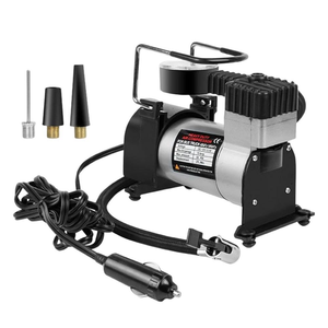 Pompe à air portable 12V monocylindre pour gonflage des pneus de voiture et de moto, accessoires auto - Product Image 1