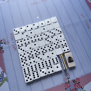 Set di Domino Personalizzato in Acrilico, Doppio Sei 6 Nove con Blocchi Domino di Diverse Dimensioni per Giochi da Tavolo da Casinò - Product Image 2