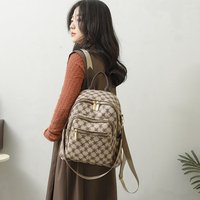 Tendance Mode Printemps/Été 2026 : Sac à Dos Urbain Unique Style Influenceur en Polyuréthane – Modèle 6001 (Photo Réelle)
