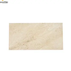 Balcone piastrelle rustiche in marmo Beige piastrella in gres porcellanato marrone opaco giallastro per esterni