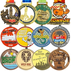 Medalla Deportiva Personalizada de Metal 3D, Estilo Antiguo y Moderno, para Triatlón, Maratón, Atletismo, Venta al Por Mayor - Product Image 1