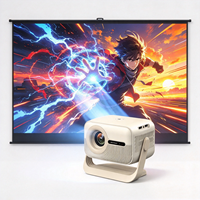Mini vidéoprojecteur intelligent portable 400 ANSI Android 14 avec haut-parleur A300 LCD natif 1080P pour home cinéma OEM ODM