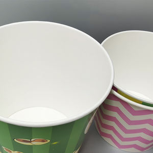 Seau à poulet frit en papier avec couvercle, grand gobelet à Popcorn imprimé avec Logo personnalisé <span class=keywords><strong>de</strong></span> qualité alimentaire, vente en gros - Product Image 3