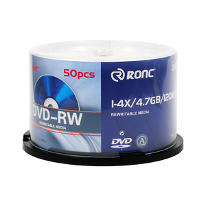 Vente en gros de DVD-RW vierges de haute qualité, lot de 50, 1-<span class=keywords><strong>4X</strong></span>, 4,7 Go, 120 minutes, DVD-<span class=keywords><strong>R</strong></span> <span class=keywords><strong>r</strong></span>éinscriptibles, média DVD RW - Product Image 4