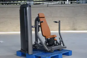 China Equipo de fitness profesional Gimnasio comercial Uso Pin Loaded Selection Seated Chest Press