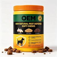 Comprimés à mâcher naturels contre les tiques et les puces pour chiens et chats, sans produits chimiques, vitamines, levure, OEM ODM
