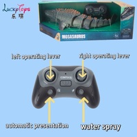 Mosasaurus a Control Remoto, Juguete Acuático Eléctrico Recargable de 2.4GHZ, Modelo Animal RC con Diseño Simulado, el Mejor Regalo para Niños