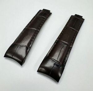 Correa de Reloj de Piel de Cocodrilo de Lujo, Correa de Repuesto Suave Hecha a Mano con Piel de Caimán Genuina de 20 y 21 mm para Rolex Daytona - Product Image 5