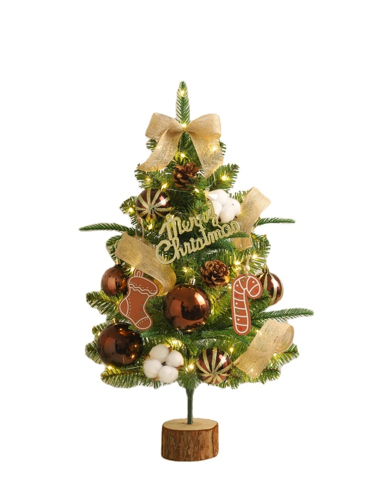 Premium 45cm Mini Artificial Christmas Tree Factory Home Xmas Decor Ornaments Kitchen Accessories Gadgets