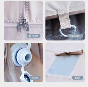 Large Outdoor Family <b>Tent</b> for Camping <b>Waterproof</b> Oxford Canvas with Air Cotton Glamping Iatable Feature - Product Image 2