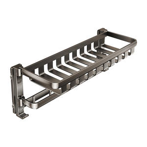 Toallero Plegable de Aleación de Aluminio con Instalación por Ventosa, Capacidad de Carga de 20 kg, Diseño Minimalista para Montaje en Pared de Baño - Product Image 1