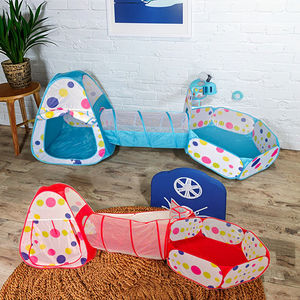 Tente de jeu pliable pour adultes 100% polyester <span class=keywords><strong>avec</strong></span> tunnel pour <span class=keywords><strong>piscine</strong></span> à balles océaniques, toutes saisons, voyage - Product Image 4