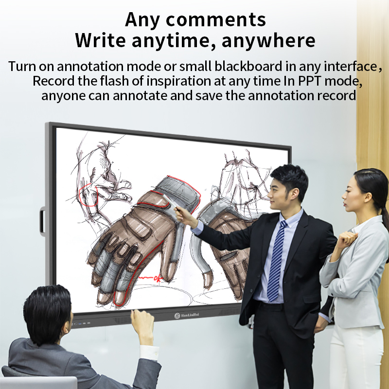 Hanlinhui 65 70 75 86 98 100 110 дюймовая белая доска guangzhou cenview, доска, цифровая доска, интерактивная панель