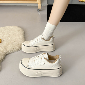 Женские тканевые кроссовки на платформе - Product Image 5