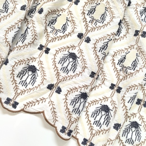 <span class=keywords><strong>Tissu</strong></span> en coton coréen <span class=keywords><strong>de</strong></span> haute qualité avec dentelle brodée, motifs colorés en <span class=keywords><strong>point</strong></span> <span class=keywords><strong>de</strong></span> <span class=keywords><strong>croix</strong></span>, <span class=keywords><strong>tissu</strong></span> en coton brodé avec dentelle - Product Image 3
