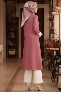 Cappotto da <span class=keywords><strong>donna</strong></span> girocollo modesto Set abbigliamento islamico completo <span class=keywords><strong>3</strong></span> pezzi tunica e <span class=keywords><strong>pantaloni</strong></span> musulmani - Product Image 3