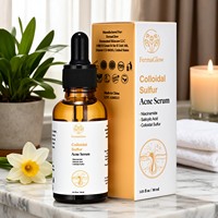 Kit de Soins Visage au Soufre Fermenté pour Peaux à Tendance Acnéique : Nettoyant, Tonique, Sérum et Soin au Soufre Colloïdal pour le Contrôle du Sébum et l'Affinage des Pores