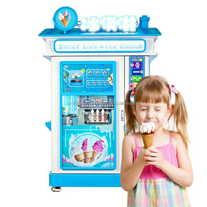 Machine à glace molle commerciale YISO, 3 saveurs, écran tactile, libre-service, faible bruit, facile à nettoyer, idéale pour les centres commerciaux - Product Image 1
